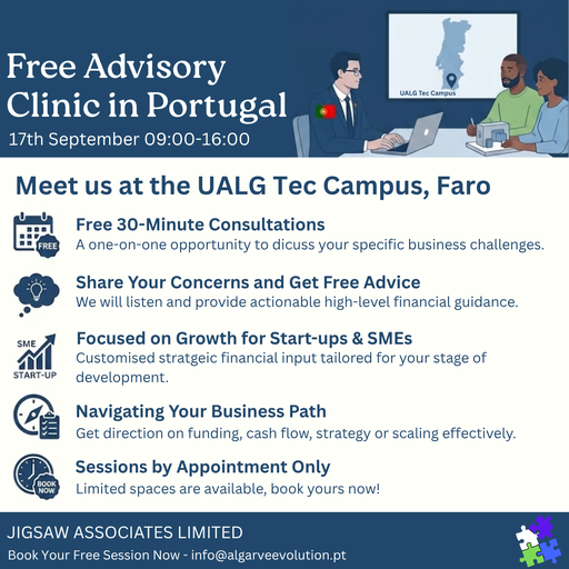 Free Business Clinic for Startups & SMEs in Faro